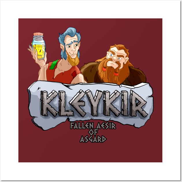 KleyKir Fallen Aesir of Asgard Wall Art by BrainJuiceMedia